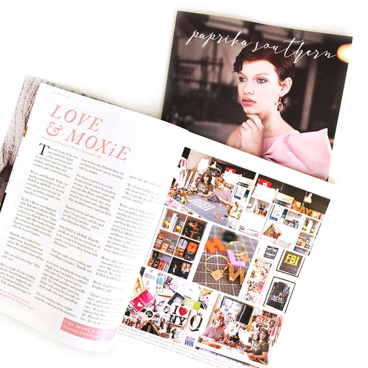 LOVE & MOXiE Featured in Paprika Southern Magazine!