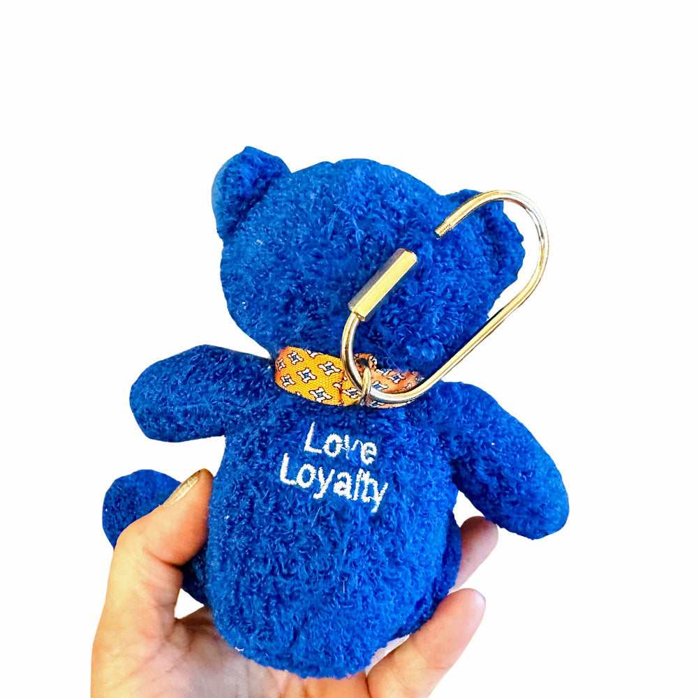 Blu Teddy Bear Bag Charm