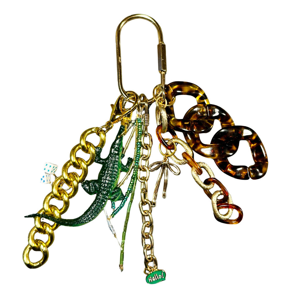 Croc Chic Found Object Bag Charm