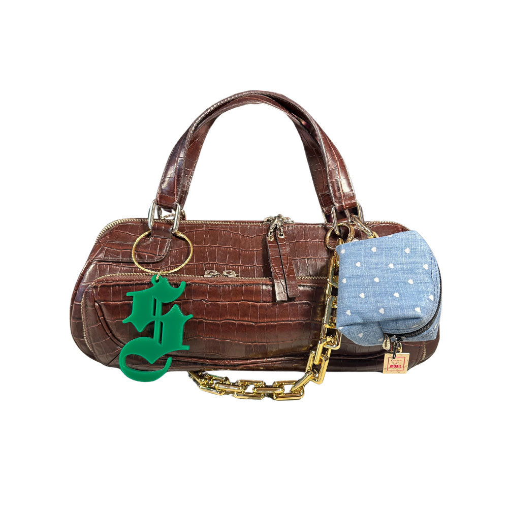 Gold Square Chainlink Bag Straps