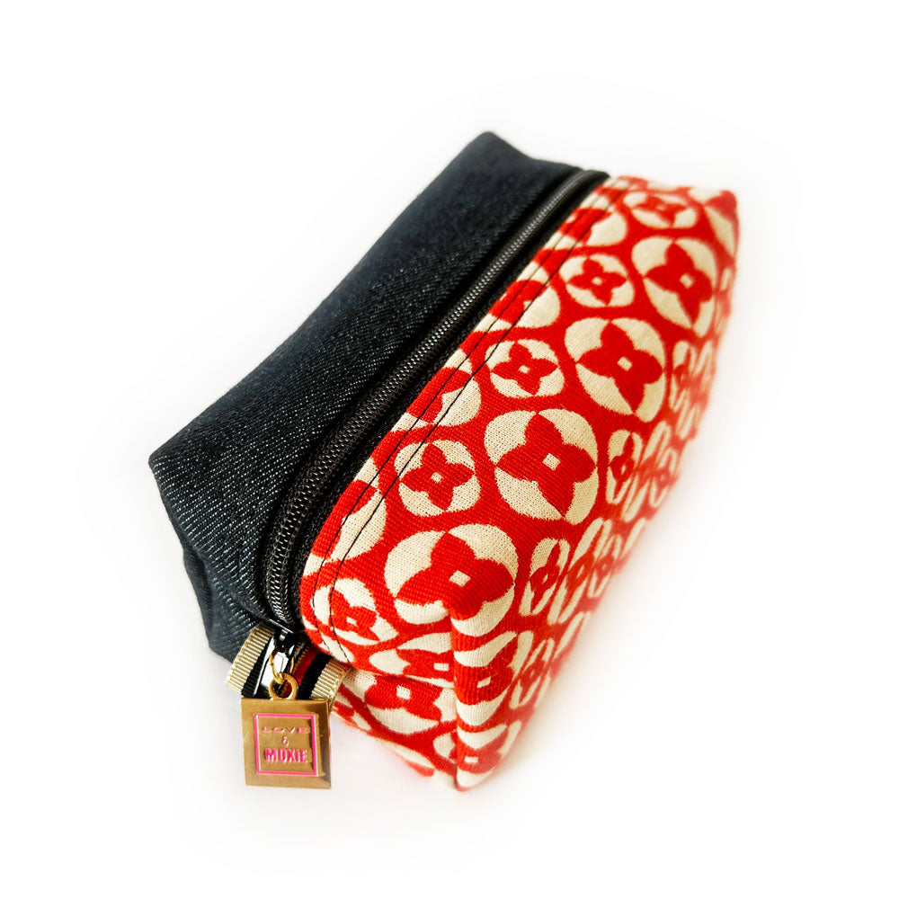Marcia Fifty-Fifty Denim Mini Bag