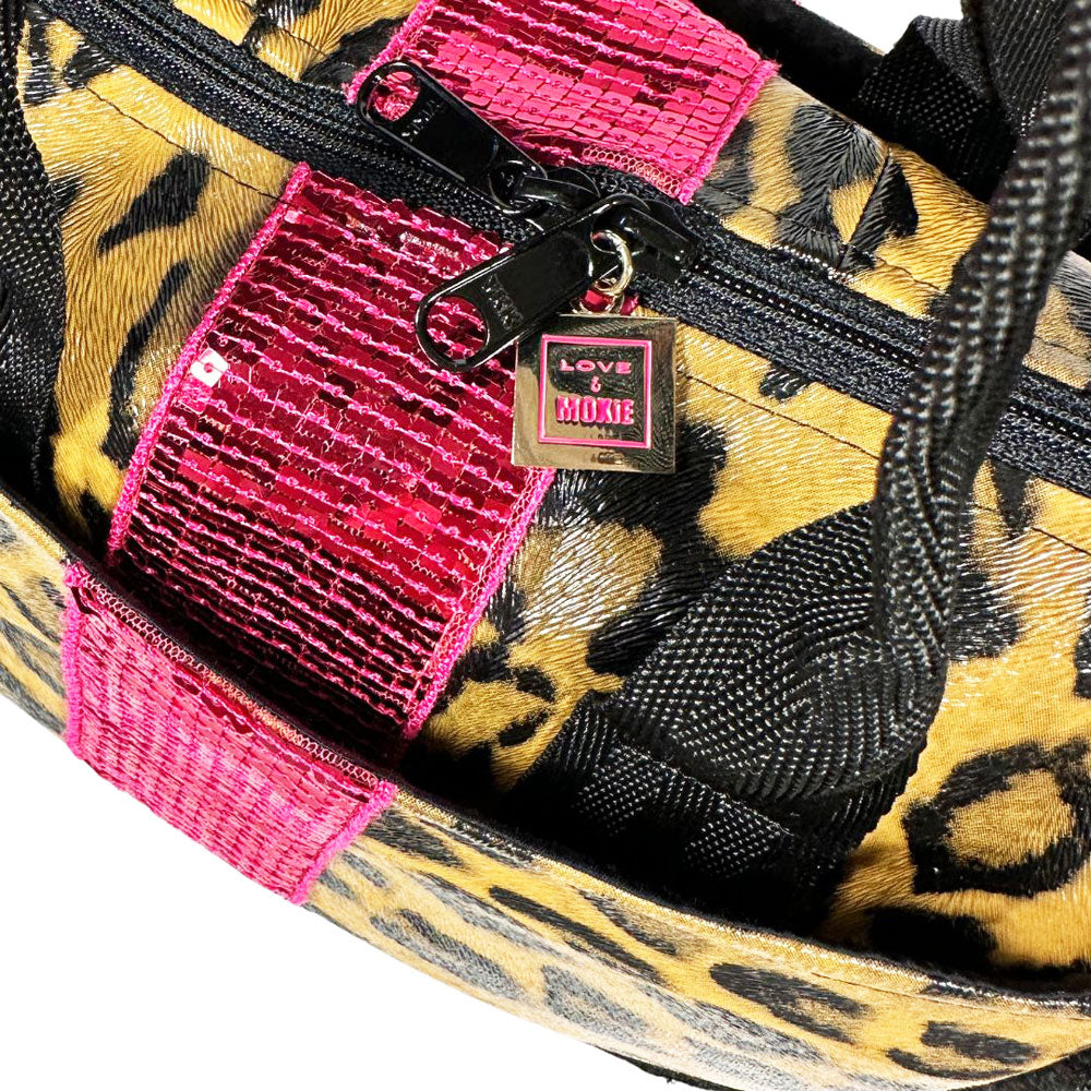 Sloane Leopard Sparkle Doctor Bag