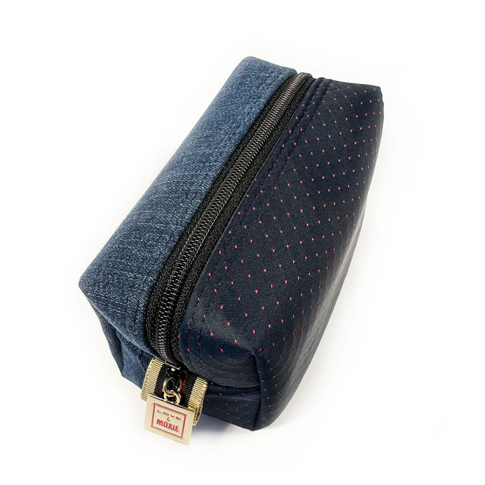 Minnie Fifty-Fifty Denim & Dots Mini Bag