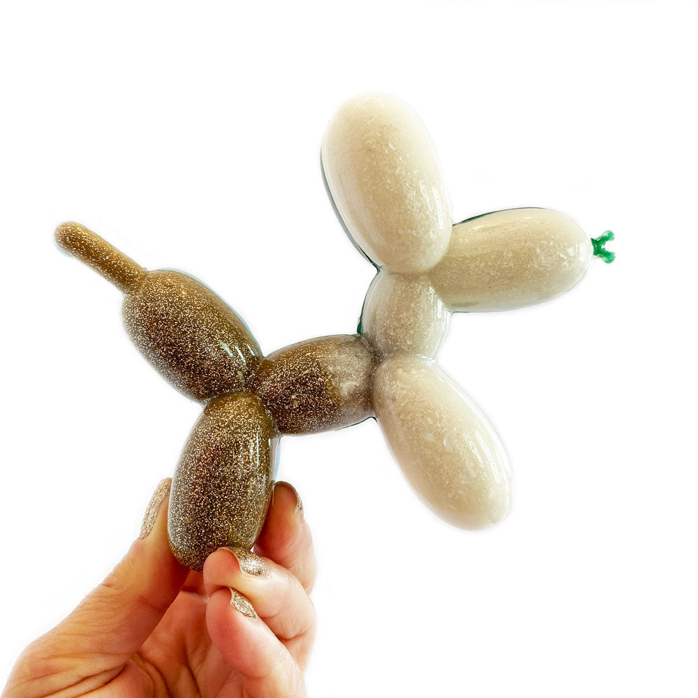Color Blocked Balloon Dog