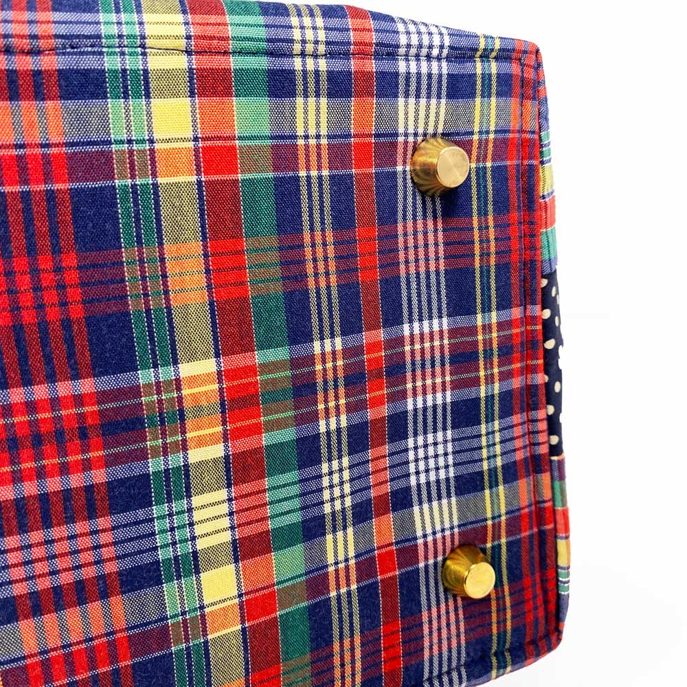 Adelaide Plaid Bowler Bag