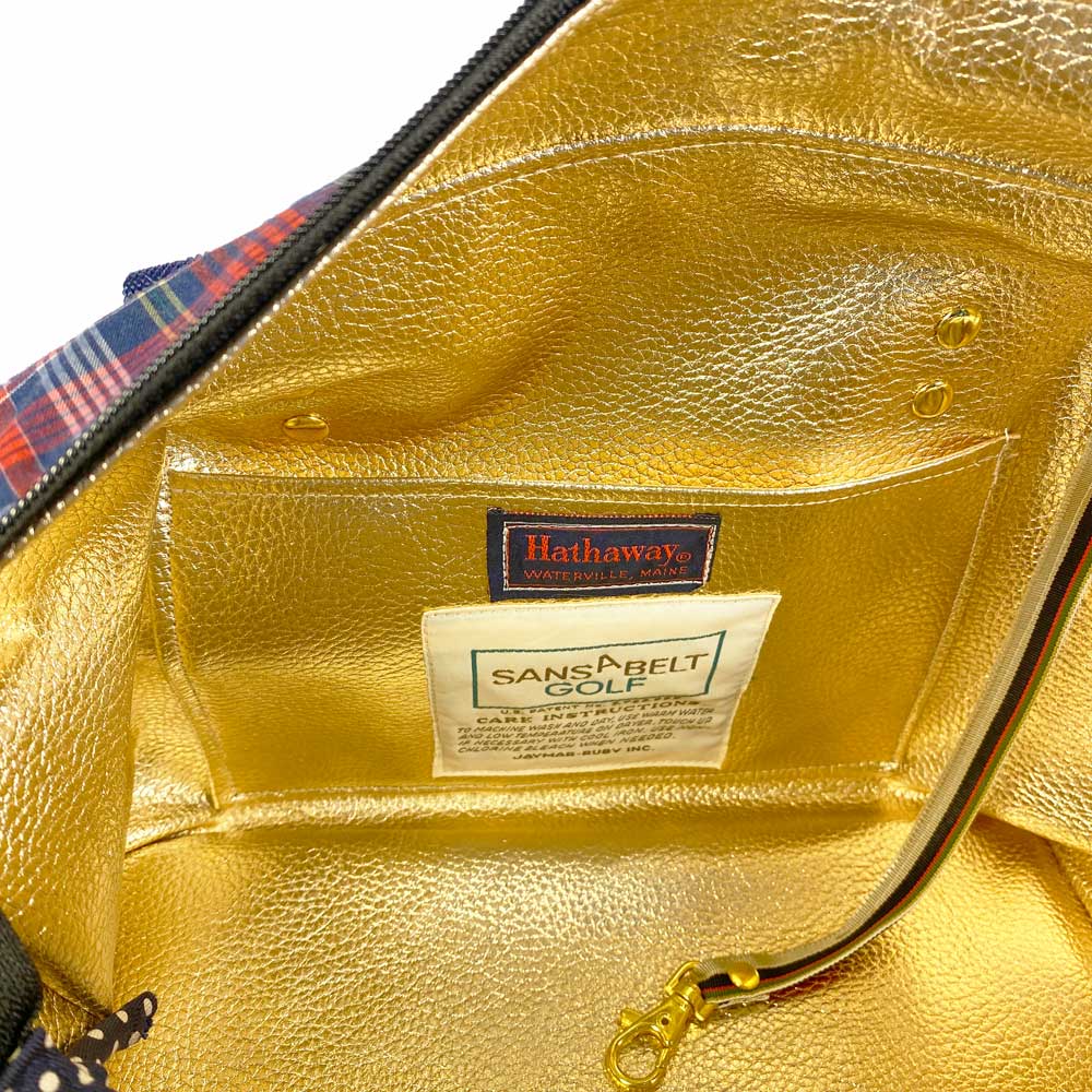 Adelaide Plaid Bowler Bag