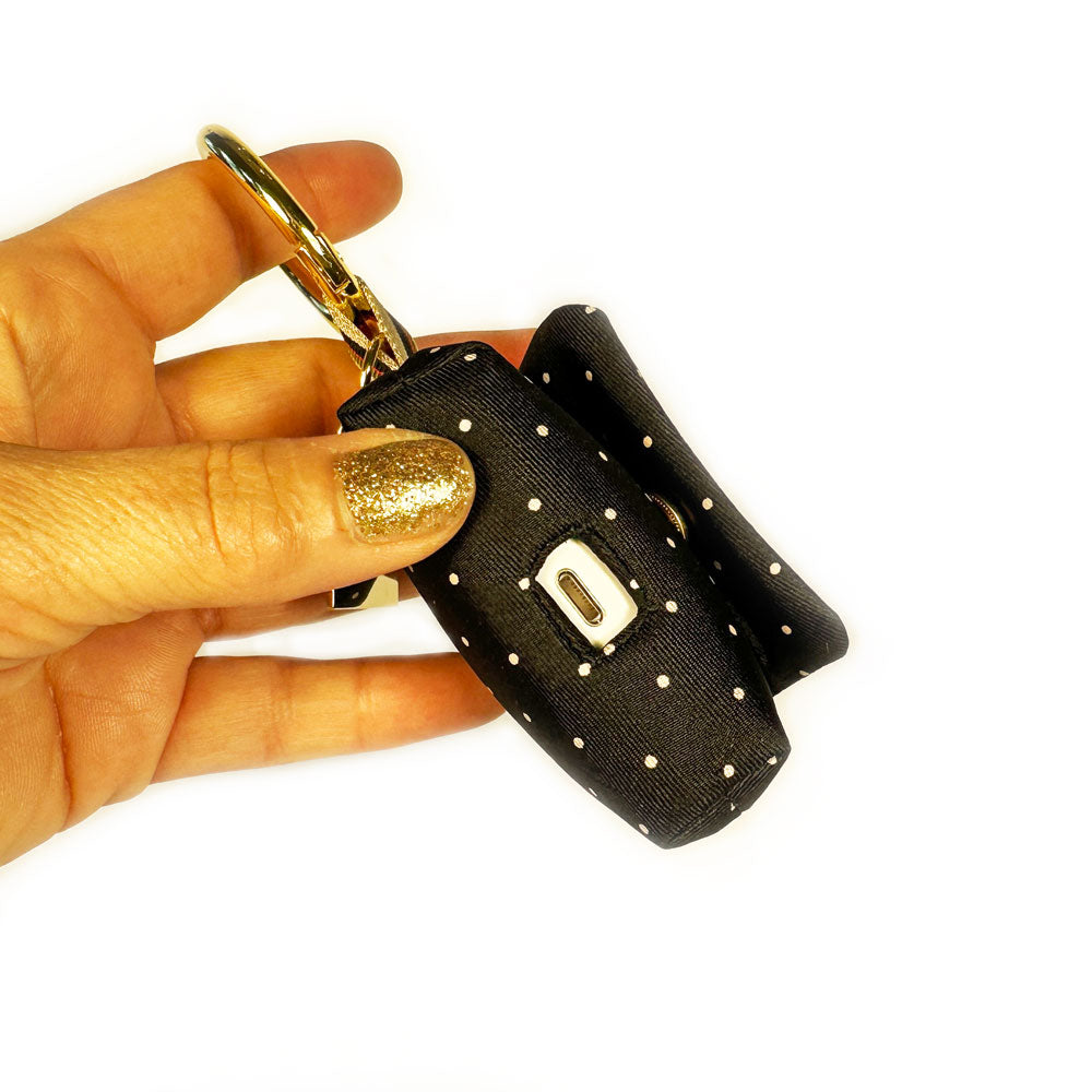 Minnie Black & White Polka Dot AirPod Case
