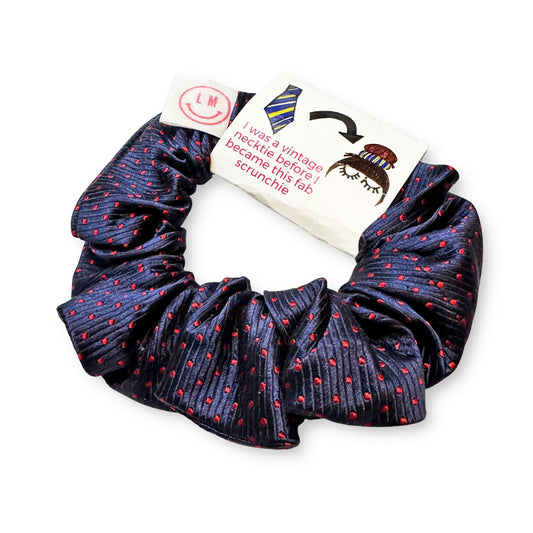 Liz Red Polka Dots Scrunchie