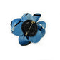 Blue Tie Flower Brooch