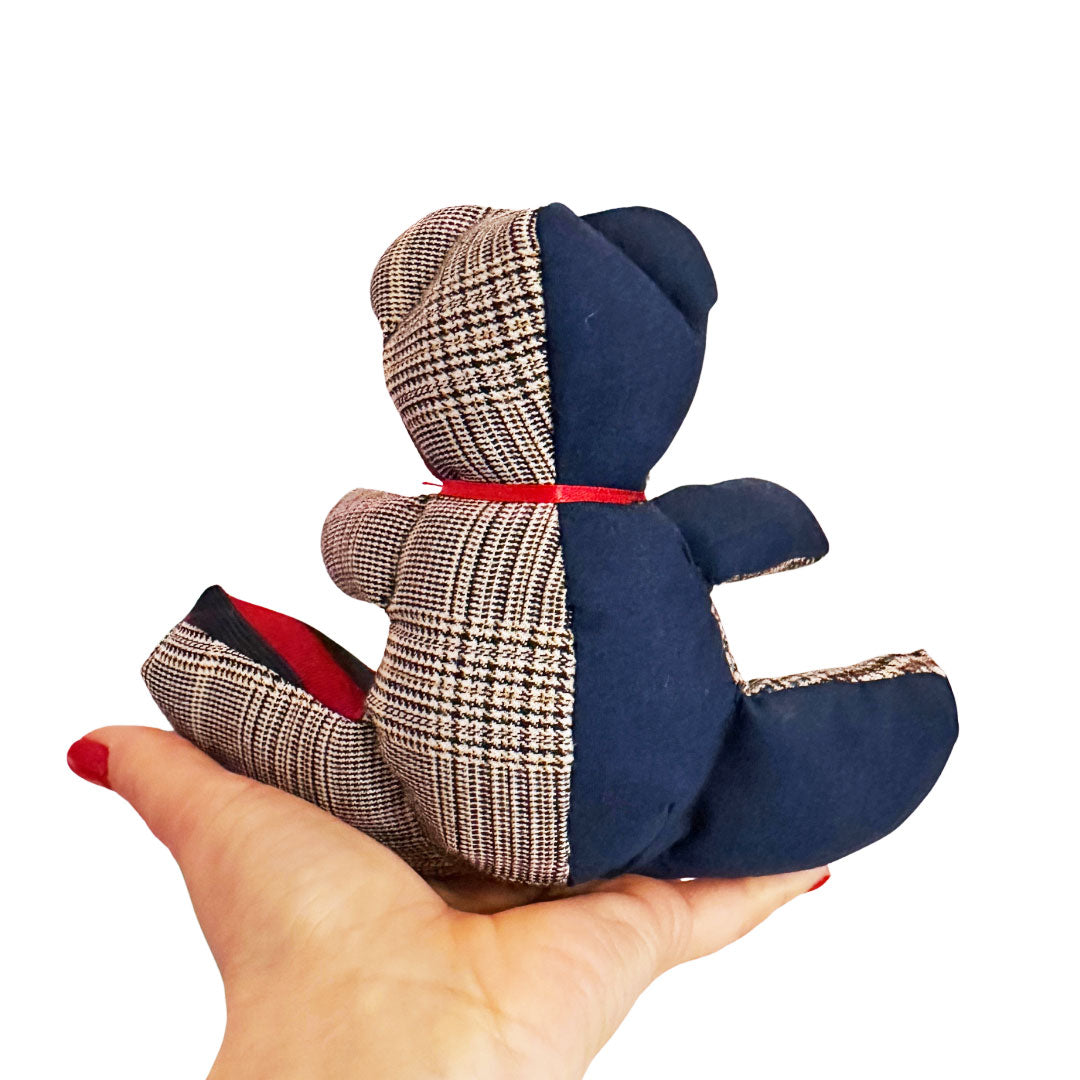 Churchill Red and Blue Striped Bear