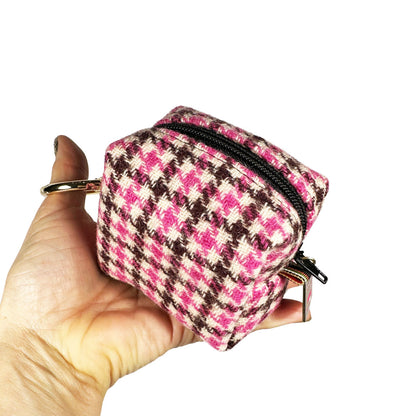 Cordelia Plaid Mini Mini Clip-on Bag