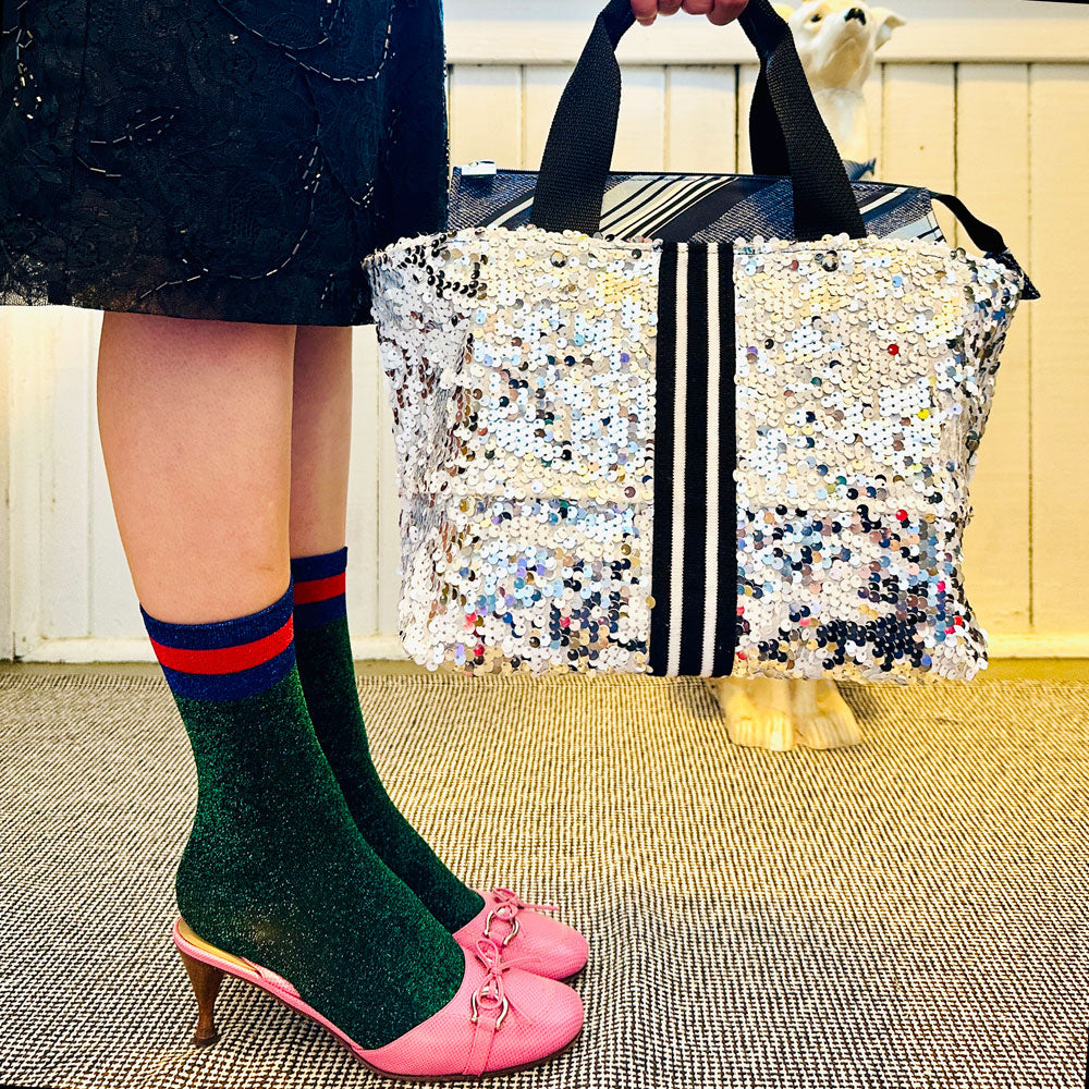 Jennifer Sequin Bowler Bag