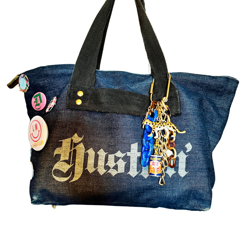 Leopard Found Object Bag Charm