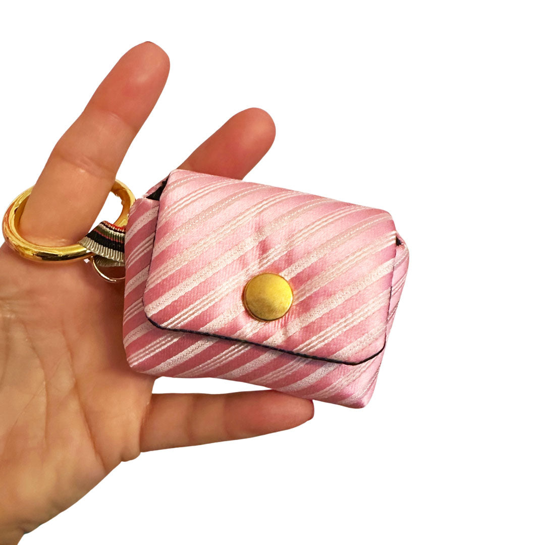 Pinky Striped AirPod Case