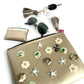 sequin jeweled clutch bag
