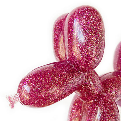 Pink Glitter Balloon Dog