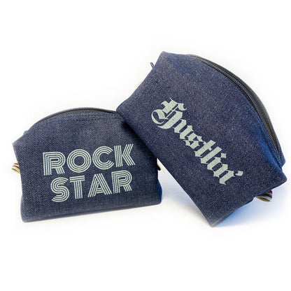 Hustlin' Denim Mini Bag