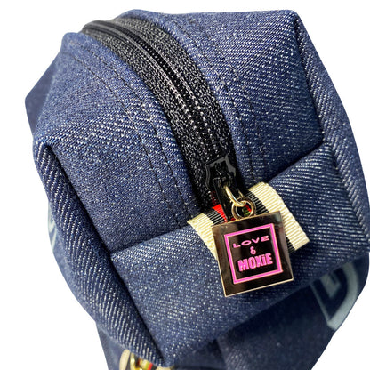 Monogrammed Denim Bag