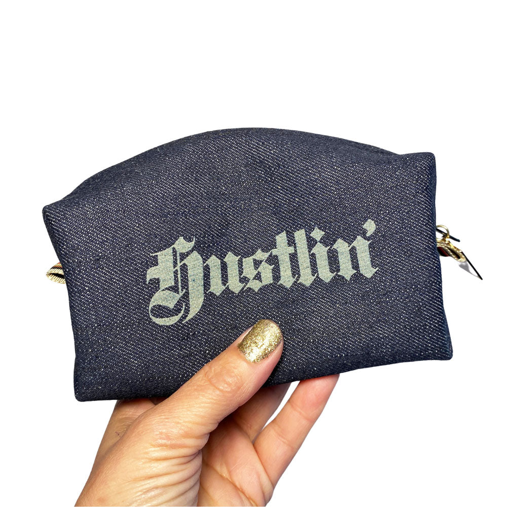 Hustlin' Denim Mini Bag