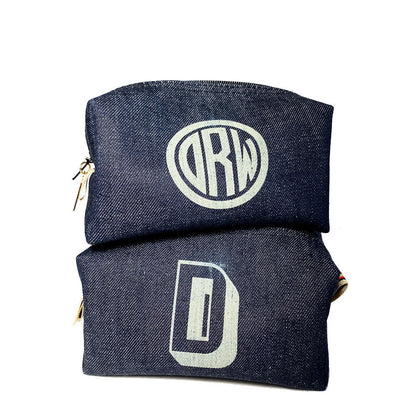 Monogrammed Denim Bag