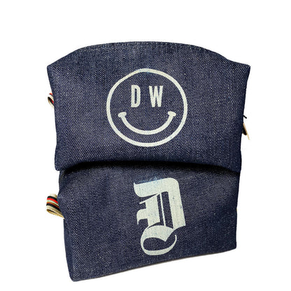 Monogrammed Denim Bag