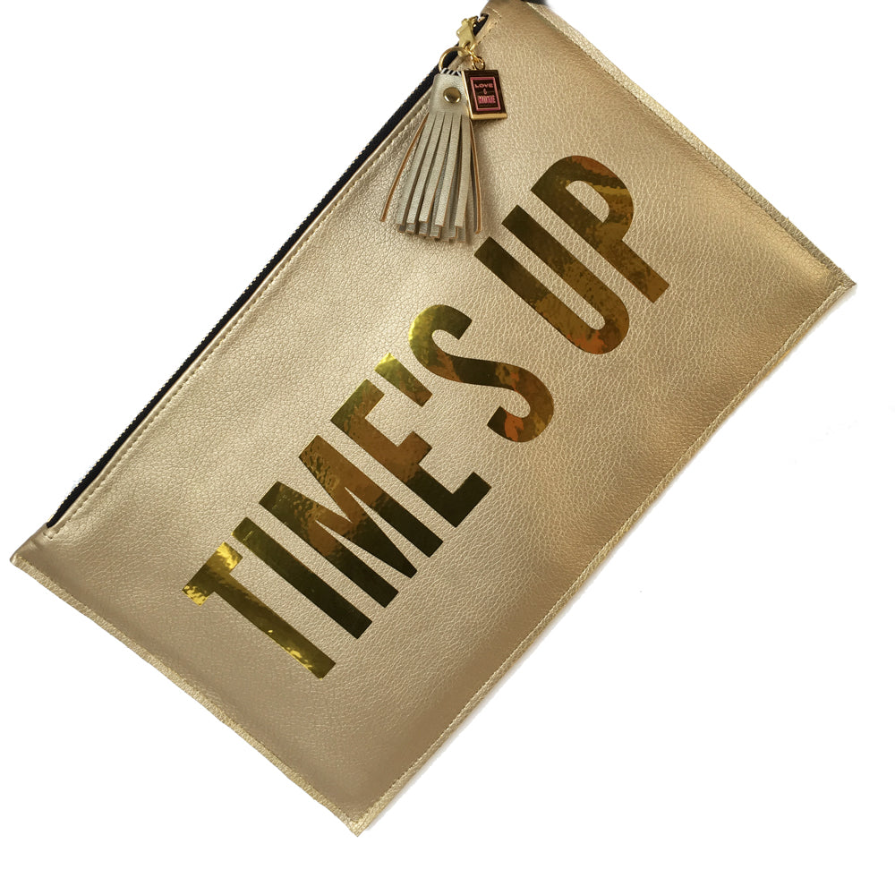 times up clutch bag